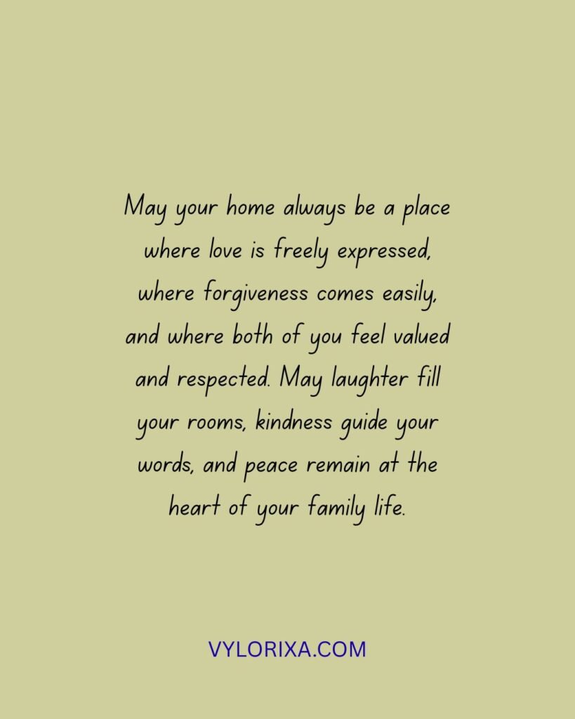A Blessing for a Peaceful Home