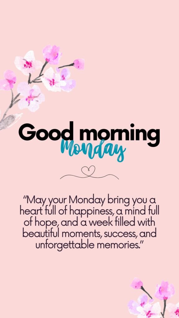 Good Morning Monday Blessings for Friends