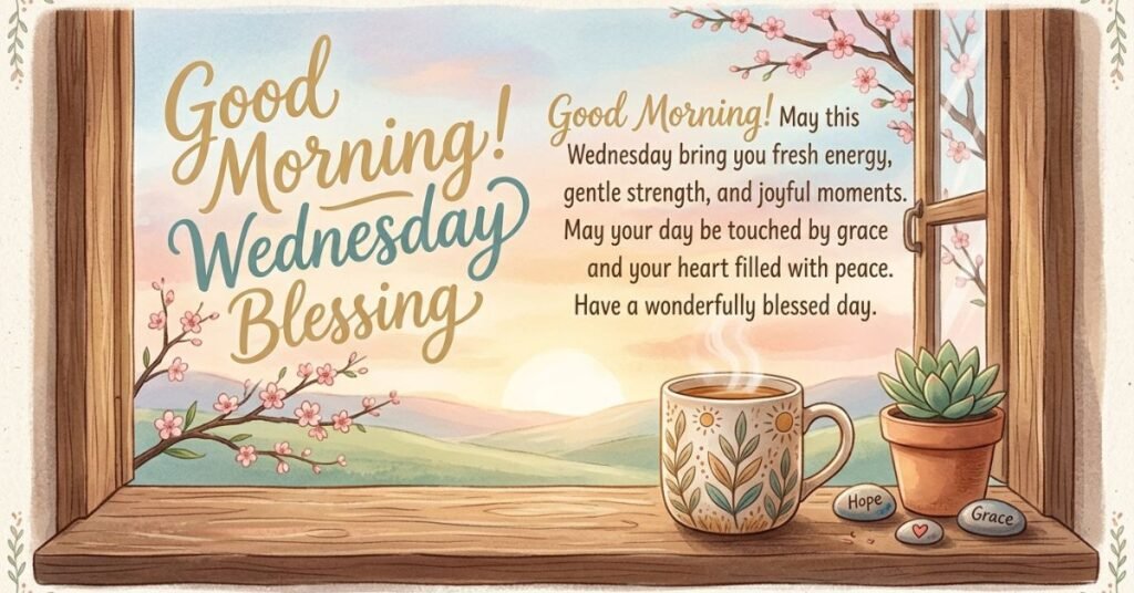 Good Morning Wednesday Blessings