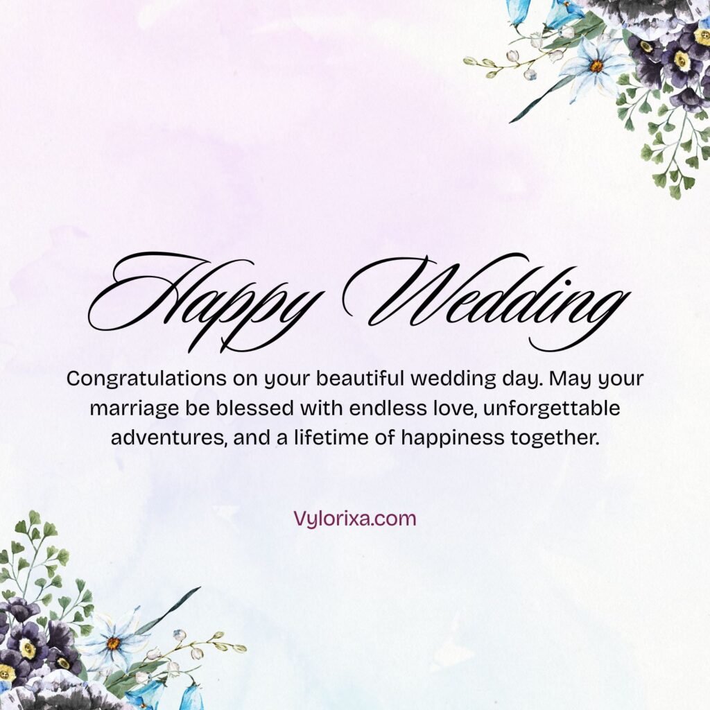 Irish Wedding Wishes for the Bride and Groom