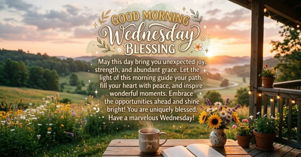Positive Wednesday Blessings for Work