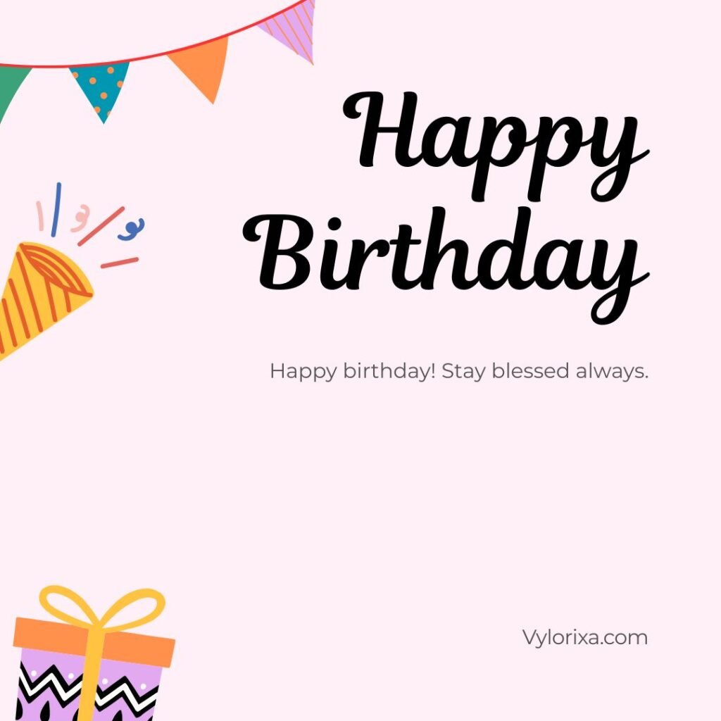 Short Birthday Blessings