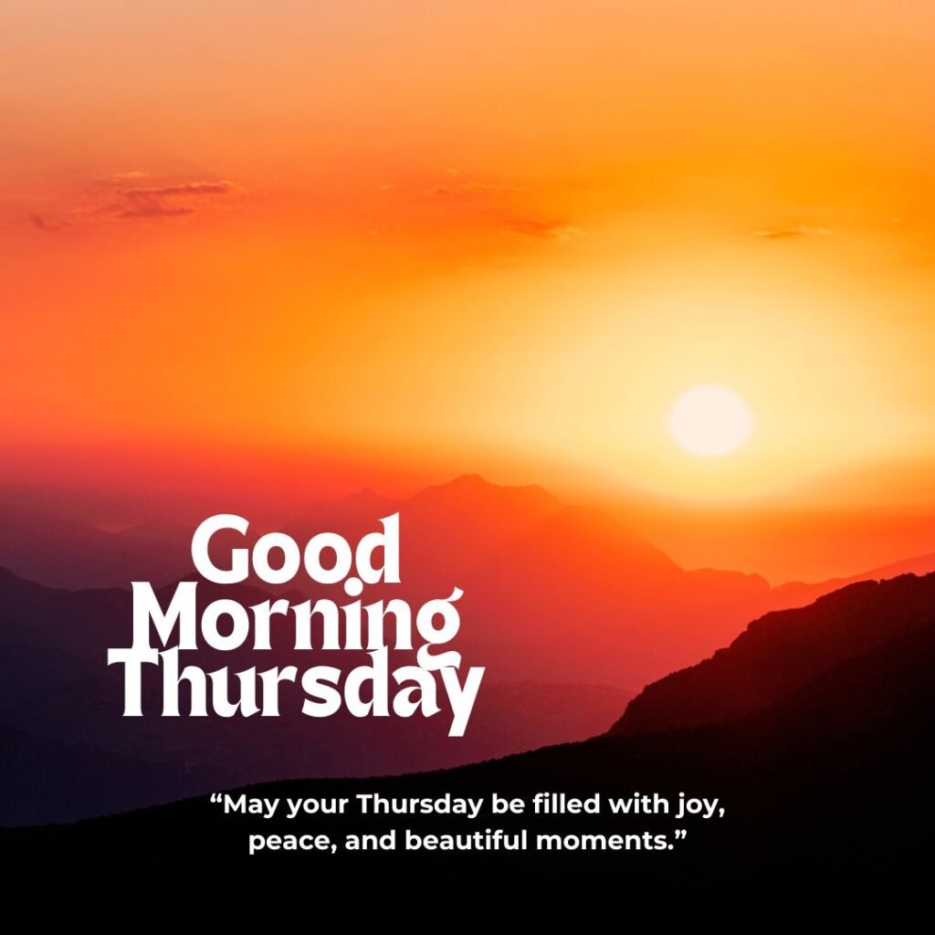 Sweet Good Morning Thursday Blessings