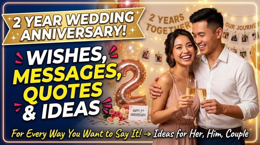 2 Year Wedding Anniversary