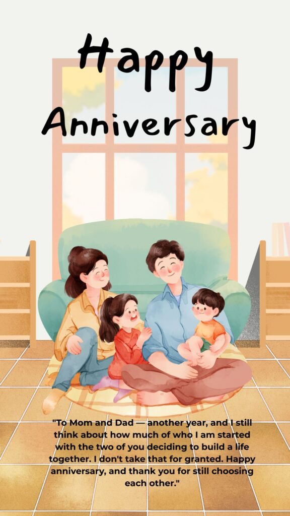 Emotional Anniversary Messages for Parents