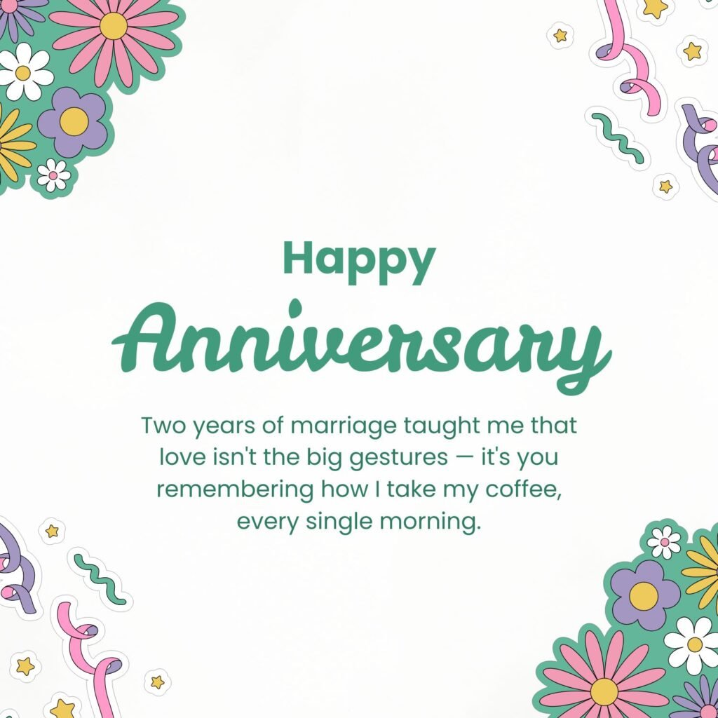 Heartfelt 2nd Anniversary Messages