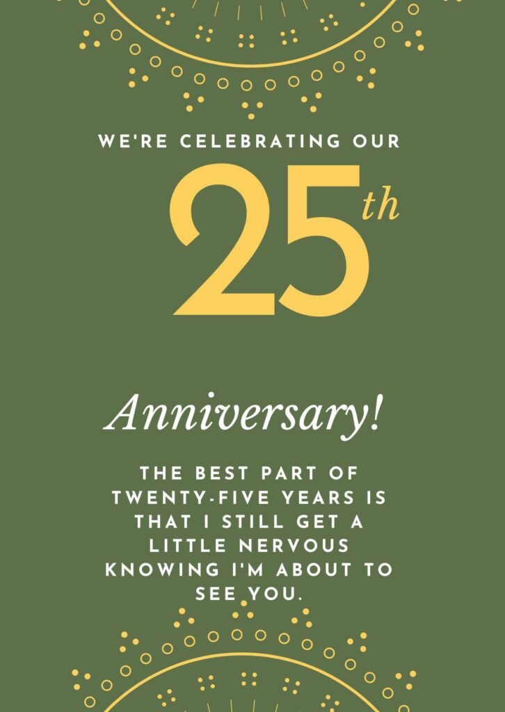 Romantic 25th Anniversary Quotes